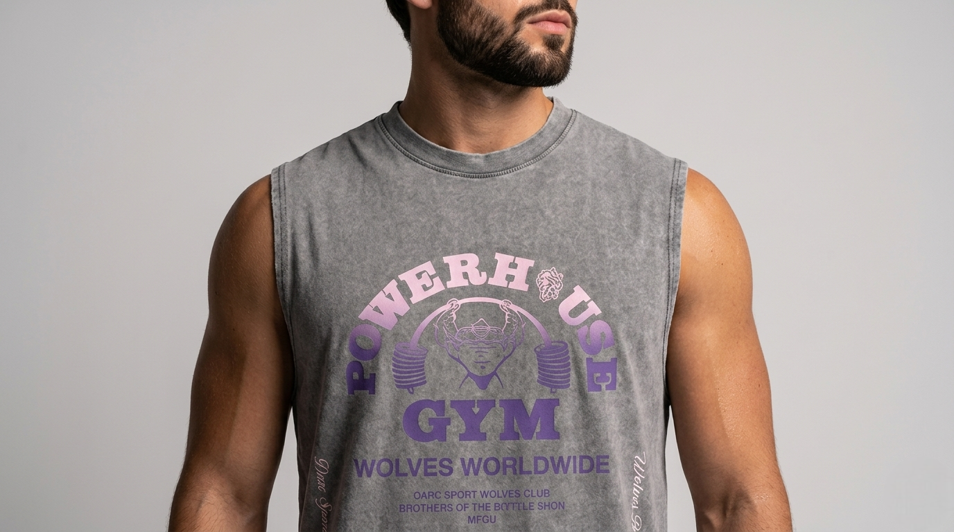 Vintage Gym (אפור - סגול)