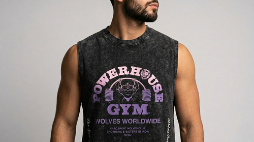 Vintage Gym (אפור כהה מחוספס)