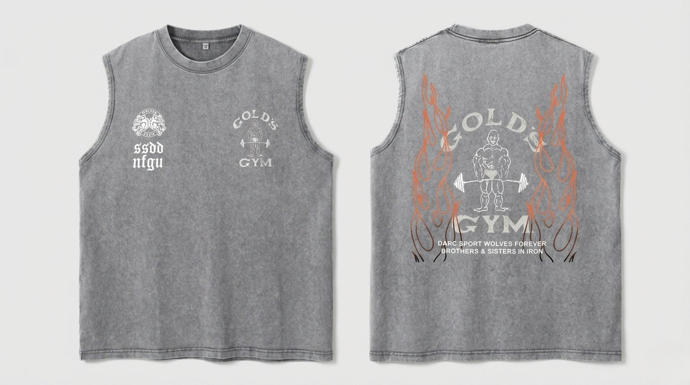Vintage Gym (אפור - כתום)