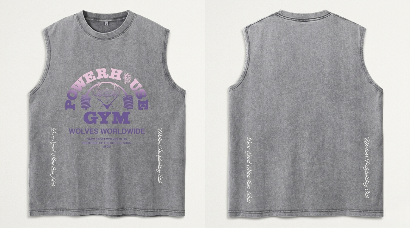Vintage Gym (אפור - סגול)