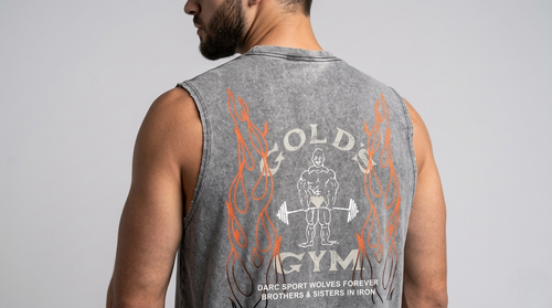 Vintage Gym (אפור - כתום)